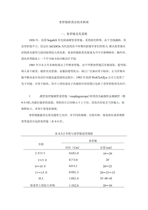 食管镜检查法技术指南.docx