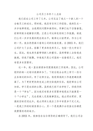 公司员工终个人总结.docx