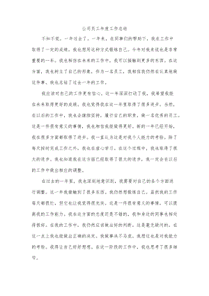 公司员工工作总结(2).docx