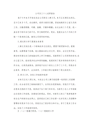 公司员工个人述职报告.docx