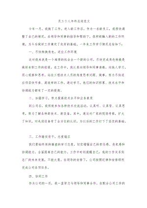 员工个人终总结范文.docx