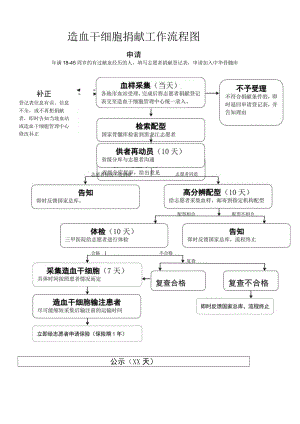 造血干细胞捐献工作流程图doc.docx