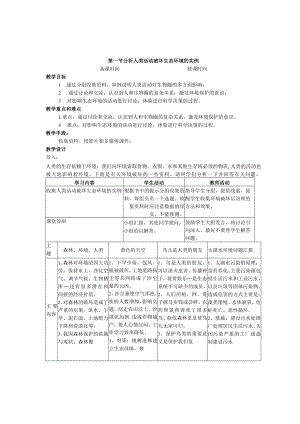 教学设计1：分析人类活动对生态环境的影响.docx