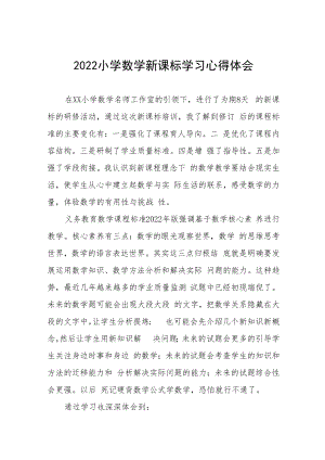 2022小学老师新课标学习心得体会八篇模板.docx