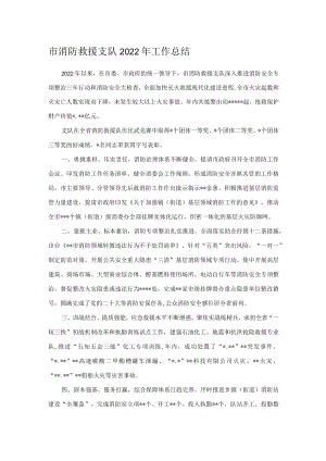 市消防救援支队2022年工作总结.docx