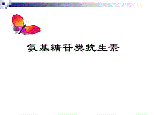 氨基糖苷类抗生素.ppt