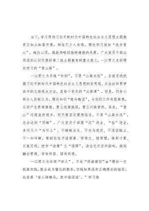 2023第二批主题教育学习心得体会3篇.docx