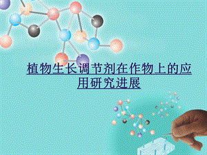 植物生长调节剂研究进展名师编辑PPT课件.ppt