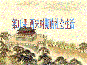 第11课两宋时期的社会生活.ppt