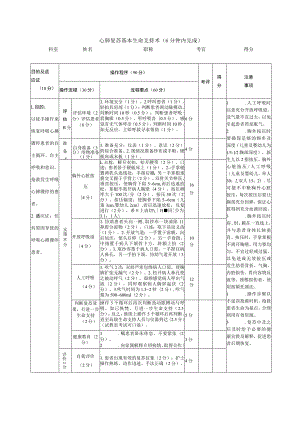心肺复苏基本生命支持术（6分钟内完成）.docx