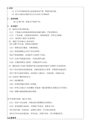 外资妇婴医院产房分娩安全服务流程.docx