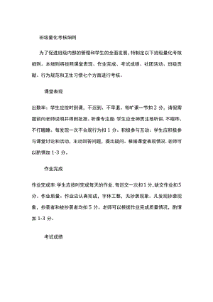 班级量化考核细则.docx