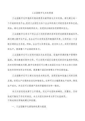 工业园数字化未来展望.docx