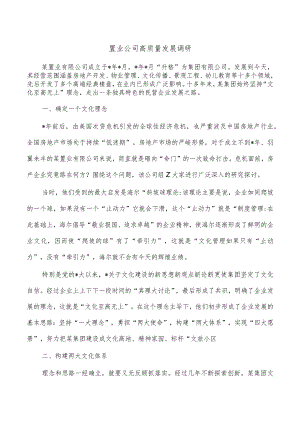 置业公司高质量发展调研.docx