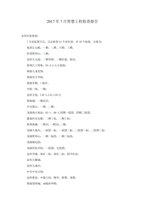 2017年7月智慧工程检查报告.docx
