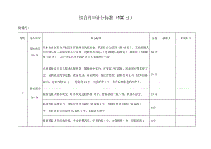 综合评审计分标准100分.docx