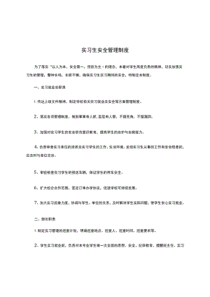 实习生安全管理制度.docx