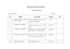 鸡泽县水利局责任清单.docx