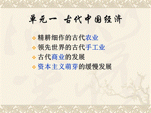 单元一古代中国经济.ppt