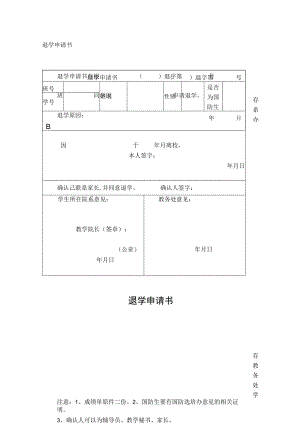 学生退学申请书.docx