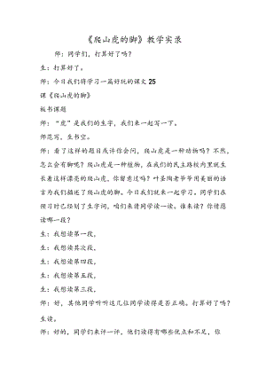 《爬山虎的脚》教学实录.docx