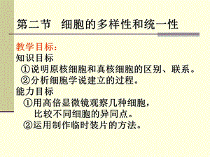 细胞的多样性和统一性课件赵太华精品教育.ppt