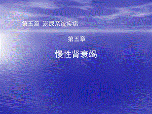 慢性肾衰竭.ppt
