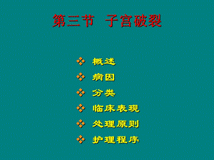 子宫破裂名师编辑PPT课件.ppt