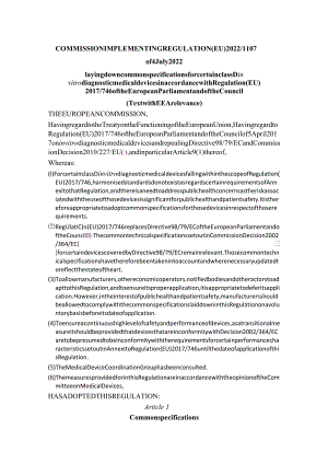 IVDR Class D类通用规范CS（英文）.docx