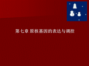 第七章原核基因的表达调控.ppt