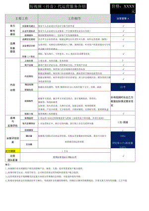 抖音短视频代运营一站式服务介绍.docx