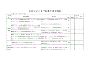 加油站安全生产标准化评审标准.docx