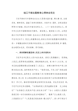 组工干部主题教育心得体会范文.docx