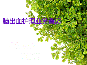 脑出血护理业务查房.ppt