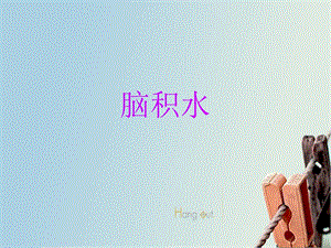 脑积水的护理查房.ppt