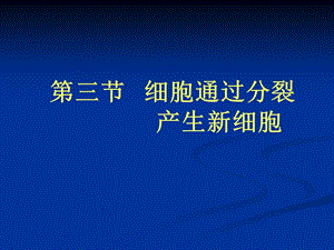 细胞通过分裂产生新细胞.ppt