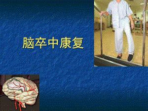 脑卒中康复PPT幻灯片.ppt
