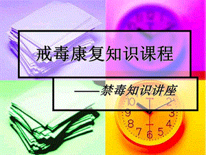 青少戒毒康复讲座.ppt