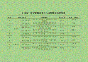 “e租宝”案宁夏集资参与人现场核实点分布表.docx