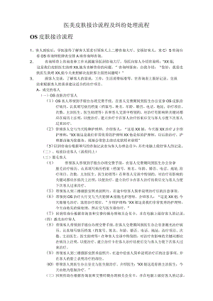 医美皮肤接诊流程及纠纷处理流程.docx