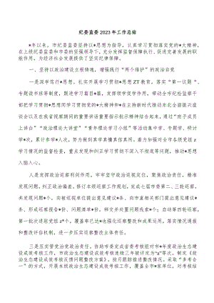 纪委监委2023年工作总结.docx