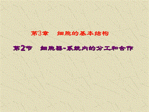 第3章细胞的基本结构名师编辑PPT课件.ppt