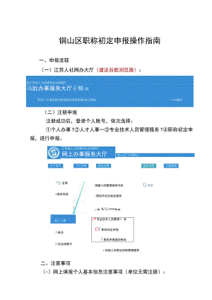 铜山区职称初定申报操作指南.docx