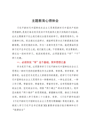 主题教育心得体会 (8).docx