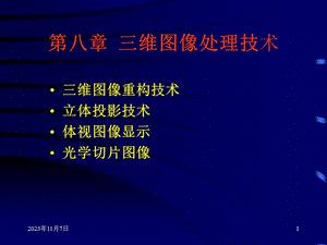 第8章三维图像处理技术.ppt