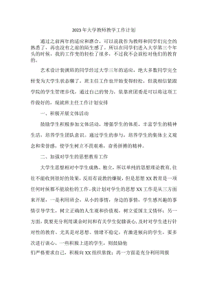 2023年市区大学教师个人教学工作计划合编3份.docx
