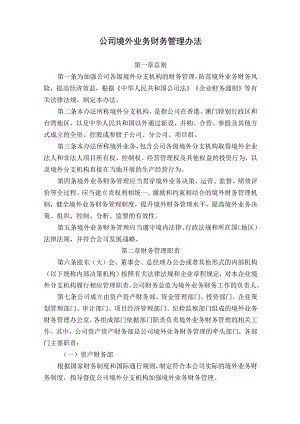 公司境外业务财务管理办法.docx