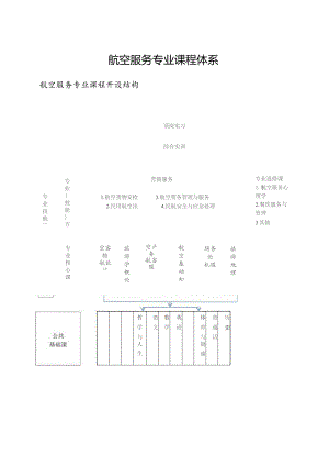航空服务专业课程体系.docx