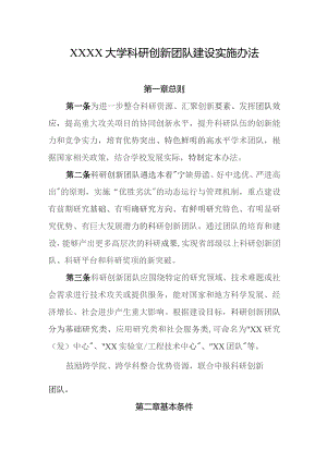 大学科研创新团队建设实施办法.docx
