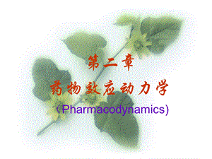 (精)药物效应动力学.ppt